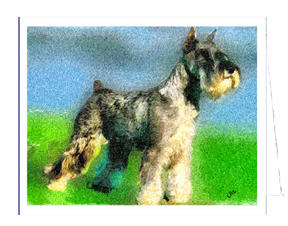 Standard Schnauzer Fine Art Notecards – Set of 6
