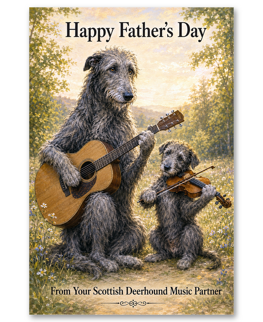 Scottish Deerhound Musicians on Father's Day