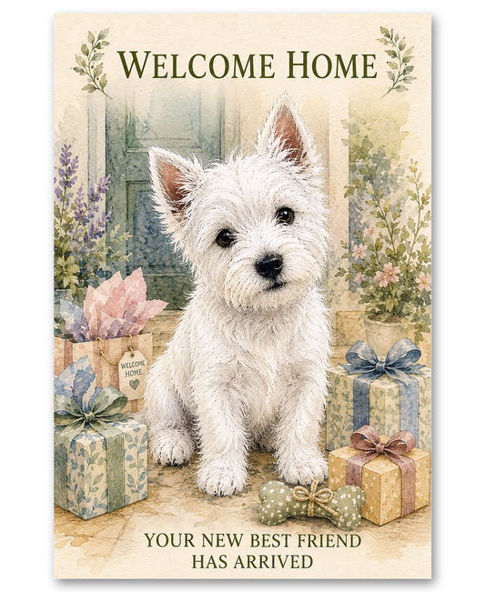Westie - Welcome Home New Best Friend