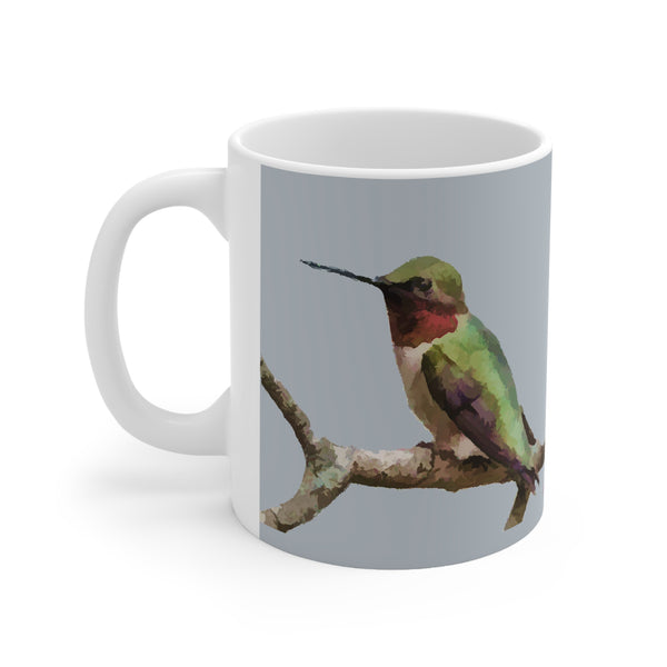 Humming Bird 'Cheeky'   -  Ceramic Mug 11oz