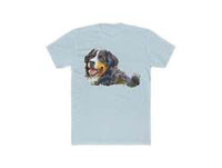 Bernese Mountain Dog - Men's Fitted Cotton Crew Tee