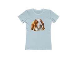 Irish Red & White Setter - Women's Slim Fit Ringspun Cotton T-Shirt