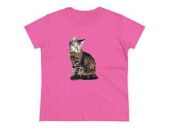 Cats of Greece 'Teris from Tinos' Women's Midweight Cotton Tee