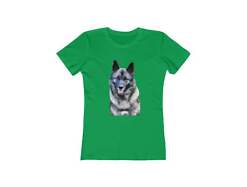 Norwegian Elkhound - Women's Slim Fit Ringspun Cotton T-Shirt