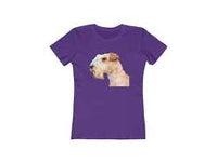 Lakeland Terrier Women's Slim Fit Ringspun Cotton T-Shirt