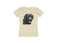 Labrador Retriever 'Rizzo' Women's Slim Fit Ringspun Cotton T-Shirt