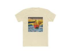 Happy Hour on Sifnos (Greece)- Men's Fitted Cotton Crew Tee