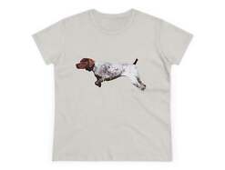 German Shorthaired Pointer 'On Point' Women's Midweight Cotton Tee
