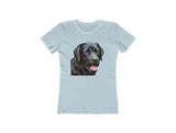 Labrador Retriever 'Rizzo' Women's Slim Fit Ringspun Cotton T-Shirt