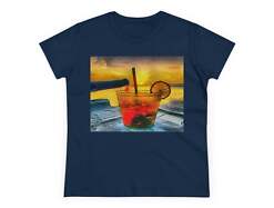 Sunset Cocktail Hour - Women's Midweight Cotton Tee