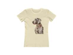 Weimaraner 'Rocky' Women's Slim Fit Ringspun Cotton T-Shirt