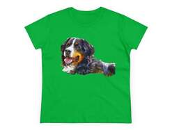 Bernese Mountain Dog Women's Midweight Cotton Tee
