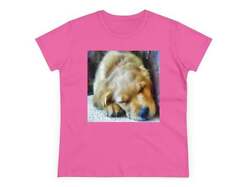 Golden Retriever 'Zucko' Women's Midweight Cotton Tee