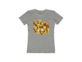 Golden  Retriever Puppies -Women's Slim Fit Ringspun Cotton T-Shirt