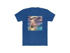 Greek Islands - Aegean Enchantment - Men's Fitted Cotton Crew Tee