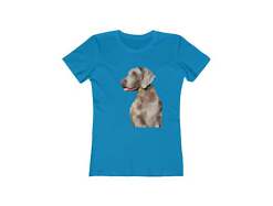 Weimaraner 'Rocky' Women's Slim Fit Ringspun Cotton T-Shirt