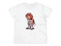 German Shorthaired Pointer "Benny" Women's Midweight Cotton Tee