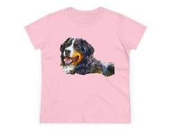 Bernese Mountain Dog Women's Midweight Cotton Tee