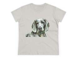 Weimaraner 'Greyson' Women's Midweight Cotton Tee
