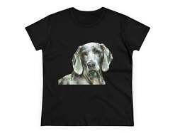 Weimaraner 'Greyson' Women's Midweight Cotton Tee