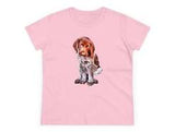 German Shorthaired Pointer "Benny" Women's Midweight Cotton Tee