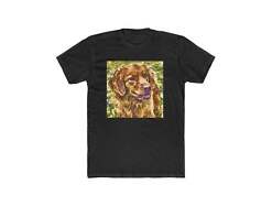 Nova Scotia Duck Tolling Retriever - Men's Fitted Cotton Crew Tee