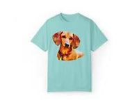 Dachshund 'Daisey' Unisex Relaxed Fit Garment-Dyed T-shirt