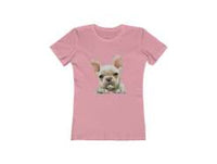 French Bulldog 'Bouvier' Women's Slim Fit Ringspun Cotton T-Shirt