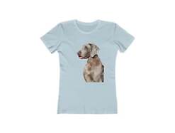 Weimaraner 'Rocky' Women's Slim Fit Ringspun Cotton T-Shirt