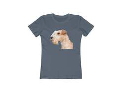 Lakeland Terrier Women's Slim Fit Ringspun Cotton T-Shirt