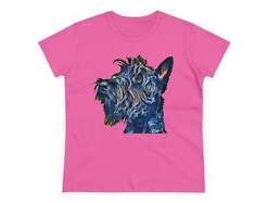 Scottish Terrier 'Scotty' Women's Midweight Cotton Tee
