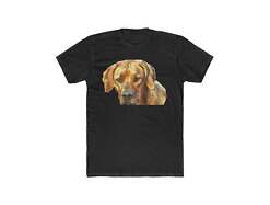 Rhodesian Ridgeback 'Zulu' Men's Fitted Cotton Crew Tee