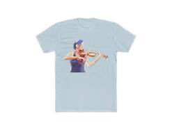 Violin 'The Bowist' Men's Fitted Cotton Crew Tee