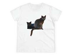 Cats of Greece 'Sifnos Sisters' Women's Midweight Cotton Tee