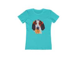 Treeing Walker Coonhound - Women's Slim Fit Ringspun Cotton T-Shirt