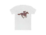 Race Horse - Men's Fitted Cotton Crew Tee