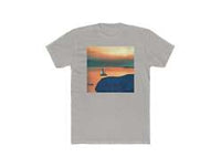Kastro Sunset (Sifnos, Greece) Men's Fitted Cotton Crew Tee