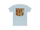 Wide-Eye Cat - Men's Fitted Cotton Crew Tee