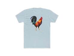 Rooster 'Silas' Men's Fitted Cotton Crew Tee