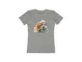 Yellow Labrador Retriever - Women's Slim Fit Ringspun Cotton T-Shirt