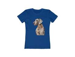 Weimaraner 'Rocky' Women's Slim Fit Ringspun Cotton T-Shirt