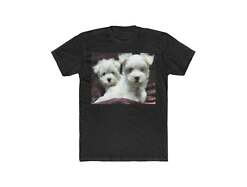 Maltese - Men's Fitted Cotton Crew Tee