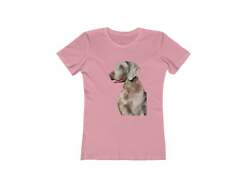 Weimaraner 'Rocky' Women's Slim Fit Ringspun Cotton T-Shirt
