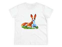 Ibizan Hound Women's Midweight Cotton Tee
