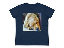 Golden Retriever 'Zucko' Women's Midweight Cotton Tee