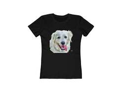 Great Pyrenees  Women's Slim Fit Ringspun Cotton T-Shirt