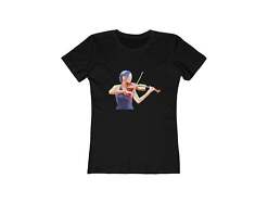 Violin 'The Bowist' - Women's Slim Fit Ringspun Cotton T-Shirt