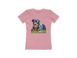 Rottweiler 'Lina' Women's Slim Fit Ringspun Cotton T-Shirt