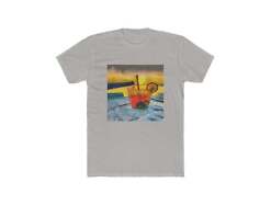 Happy Hour on Sifnos (Greece)- Men's Fitted Cotton Crew Tee
