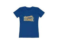 Parthenon - Ancient Greece - Women's Slim Fit Ringspun Cotton T-Shirt